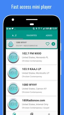 Christian Contemporary Radio android App screenshot 11