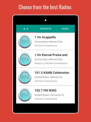 Christian Contemporary Radio android App screenshot 4